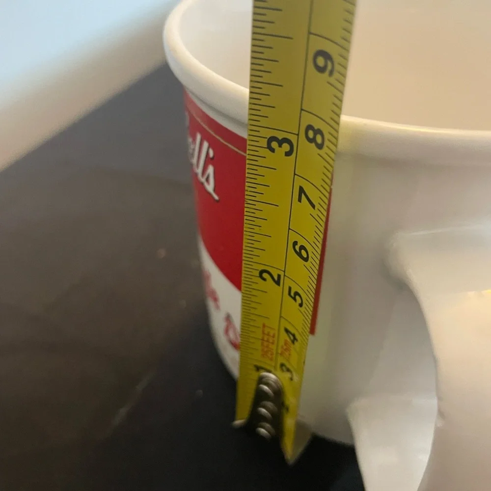 Red and White Soup Mug‎
